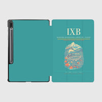 Thumbnail for Bagdogra International Airport (IXB) design on turquoise samsung tablet tablet case