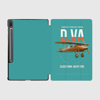 Thumbnail for Albatros D.Va design on turquoise samsung tablet tablet case