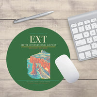 Thumbnail for Exeter International Airport (EXT) design on green round mouse pad