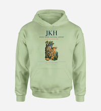 Thumbnail for Chios Island National Airport (JKH) design on light green hoodie single-side print