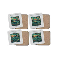 Thumbnail for The Firefly Field Night - Designed Coasters design on light gray 4-pieces-set