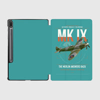 Thumbnail for Supermarine Spitfire Mk IX design on turquoise samsung tablet tablet case