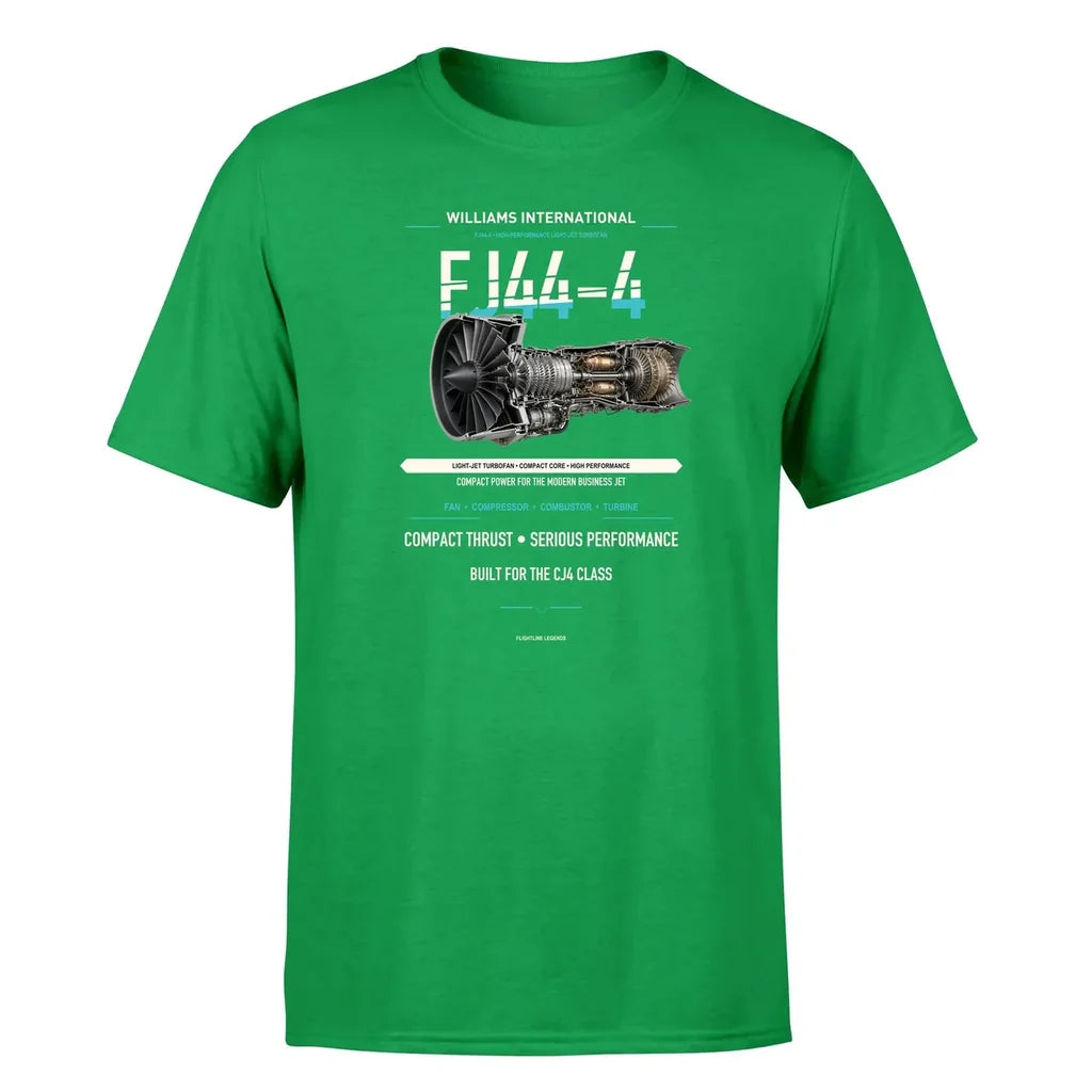 FJ44-4 design on green single side