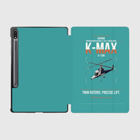 Thumbnail for Kaman K-1200 K-MAX design on turquoise samsung tablet tablet case