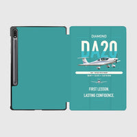 Thumbnail for Diamond DA20 design on turquoise samsung tablet tablet case
