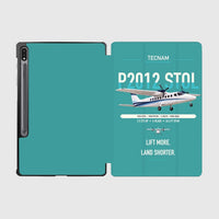 Thumbnail for Tecnam P2012 STOL design on turquoise samsung tablet tablet case