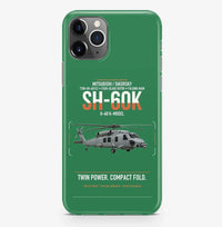 Thumbnail for Mitsubishi Sikorsky SH-60K design on green magsafe iphone case, for iPhone Pro Max