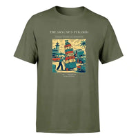 Thumbnail for VINTAGE G4379 - The Skycap's Pyramid - Premium T-Shirt design on greenarmy premium t shirt