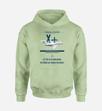 Thumbnail for Cessna Citation X+ design on light green double-side hoodie, single-side print