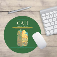Thumbnail for Cà Mau Airport (CAH) design on green round mouse pad