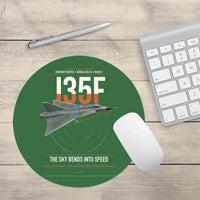 Thumbnail for Saab J 35F Draken design on green round mouse pad