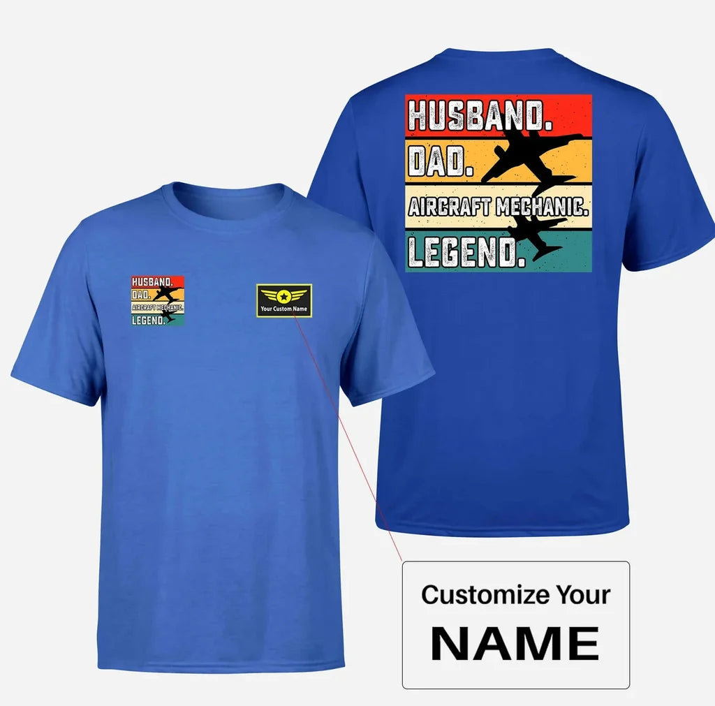Customisable Aircraft Mechanic T-Shirt - view 9