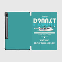 Thumbnail for Tecnam P2006T design on turquoise samsung tablet tablet case
