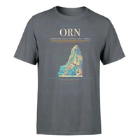 Thumbnail for Ahmed Ben Bella Airport (ORN) T-Shirt single-side front print in Gray | ahmed-ben-bella-airport-orn-double-side-t-shirt