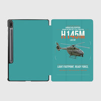 Thumbnail for Airbus Helicopters H145M LUH SOF design on turquoise samsung tablet tablet case