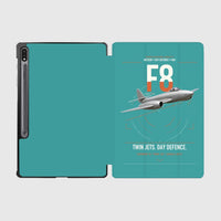 Thumbnail for Gloster Meteor F8 design on turquoise samsung tablet tablet case