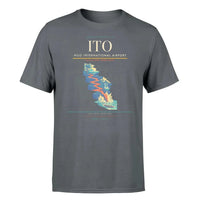 Thumbnail for Hilo International Airport (ITO) T-Shirt single-side front print in Gray | hilo-international-airport-ito-double-side-t-shirt