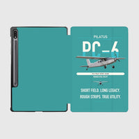 Thumbnail for Pilatus PC-6 Porter design on turquoise samsung tablet tablet case