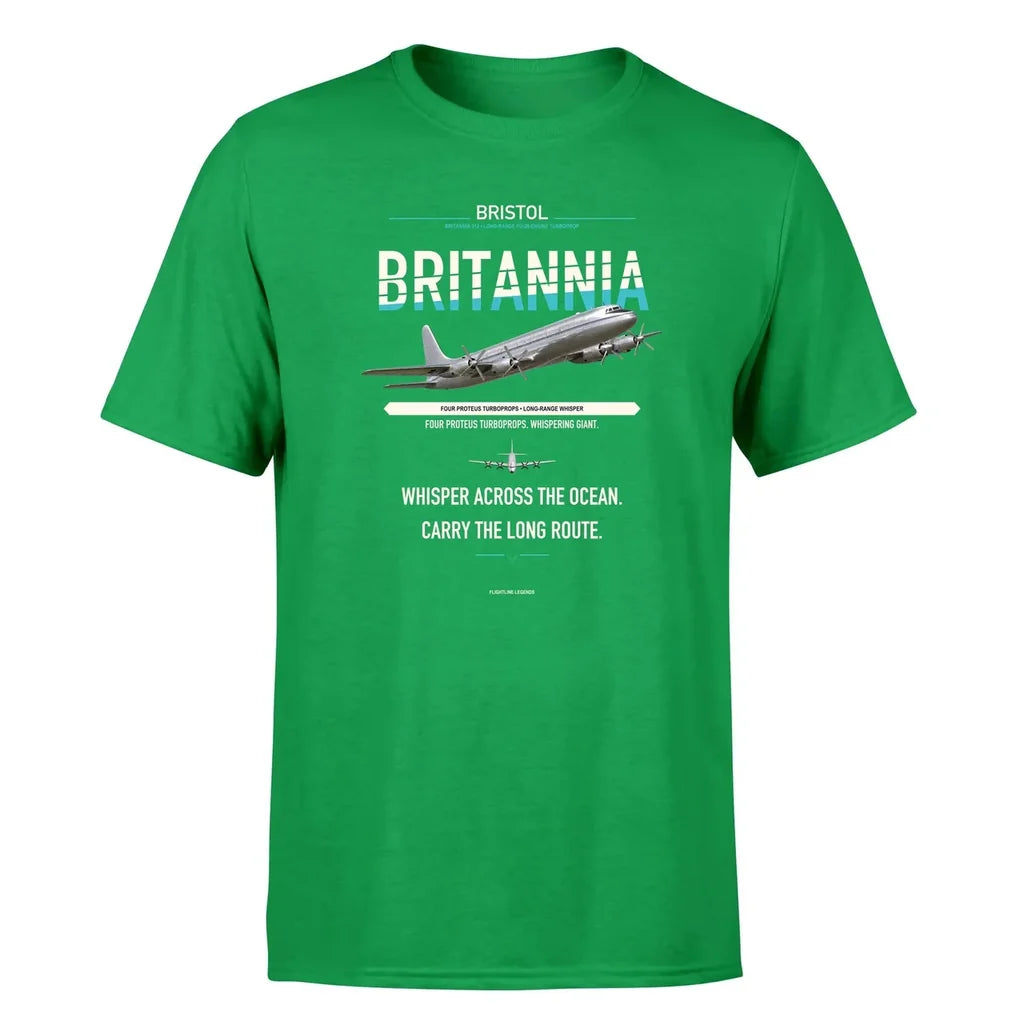 Bristol Britannia 312 design on green single side