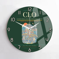 Thumbnail for Alfonso Bonilla Aragon International Airport CLO Wall-Clock No-Frame - Dark Green
