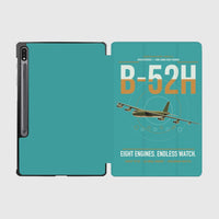 Thumbnail for B-52H Stratofortress design on turquoise samsung tablet tablet case