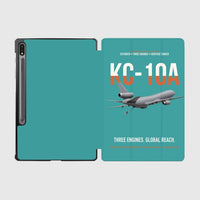 Thumbnail for KC-10A EXTENDER design on turquoise samsung tablet tablet case