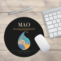 Thumbnail for Manaus - Eduardo Gomes International Airport MAO Mouse-Pad Round - Black