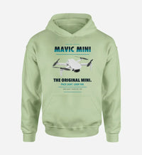 Thumbnail for DJI Mavic Mini design on light green hoodie single side