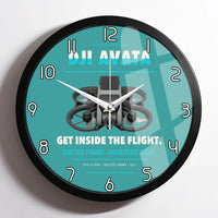 Thumbnail for DJI Avata design on turquoise framed wall clock