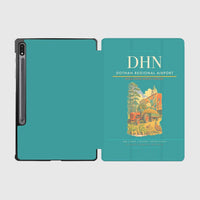 Thumbnail for Dothan Regional Airport (DHN) design on turquoise samsung tablet tablet case