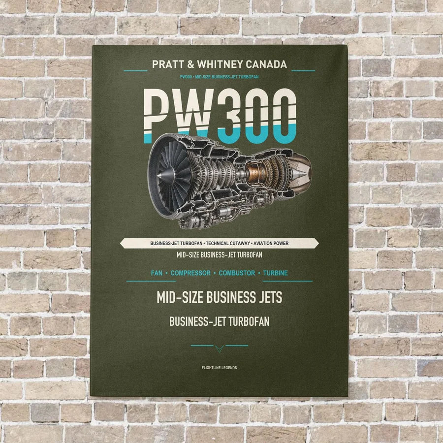 PW300 vertical canvas print - no frame - green army background