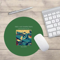 Thumbnail for VINTAGE G4536 - The Last Inspection - Designed Mouse Pads design on green round