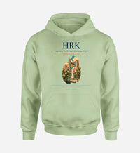 Thumbnail for Kharkiv International Airport (HRK) design on light green hoodie single-side print