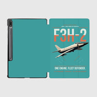 Thumbnail for F3H-2 Demon design on turquoise samsung tablet tablet case
