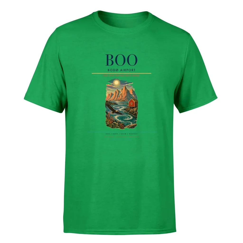 Bod Airport (BOO) Premium T-Shirt Green