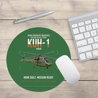 Thumbnail for Korea Aerospace Industries KUH-1 Surion design on green round mouse pad