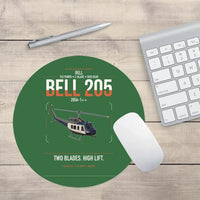 Thumbnail for Bell 205A-1++ design on green round mouse pad
