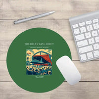 Thumbnail for VINTAGE G4460 - The Delta Wing Debut - Designed Mouse Pads design on green round