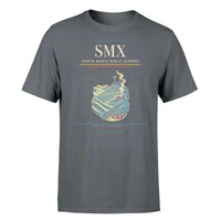 Thumbnail for Santa Maria Public Airport (SMX) T-Shirt single-side front print in Gray | santa-maria-public-airport-smx-double-side-t-shirt