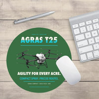 Thumbnail for DJI Agras T25 design on green round mouse pad