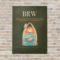 Thumbnail for Wiley Post–Will Rogers Memorial Airport BRW — Utqiagvik vertical canvas print - no frame - green army background