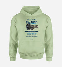Thumbnail for PW6000 design on light green hoodie single side
