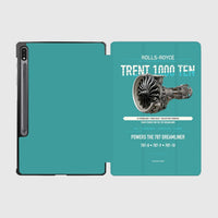 Thumbnail for TRENT 1000 TEN design on turquoise samsung tablet tablet case