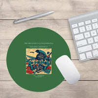 Thumbnail for VINTAGE G4452 - The Mechanic's Lunch Whistle - Designed Mouse Pads design on green round