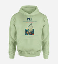 Thumbnail for Matecaña International Airport (PEI) design on light green hoodie single-side print