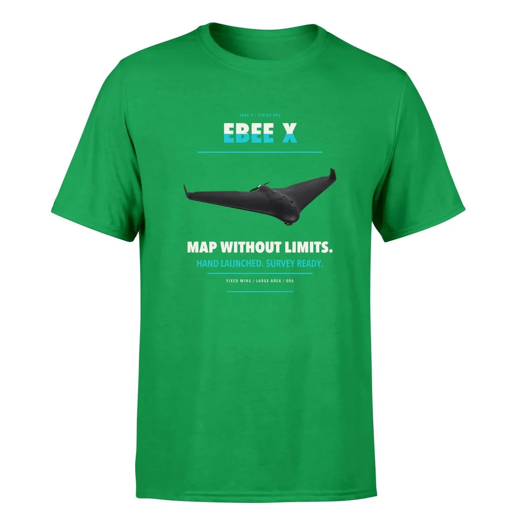 AgEagle eBee X design on green single side