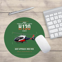 Thumbnail for Airbus H130 design on green round mouse pad
