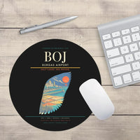 Thumbnail for Burgas Airport BOJ Mouse-Pad Round - Black