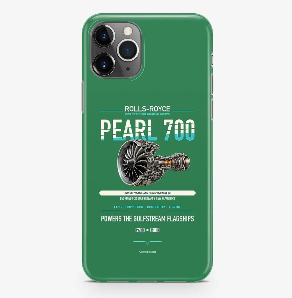PEARL 700 Case ProMax design on green iphone case promax