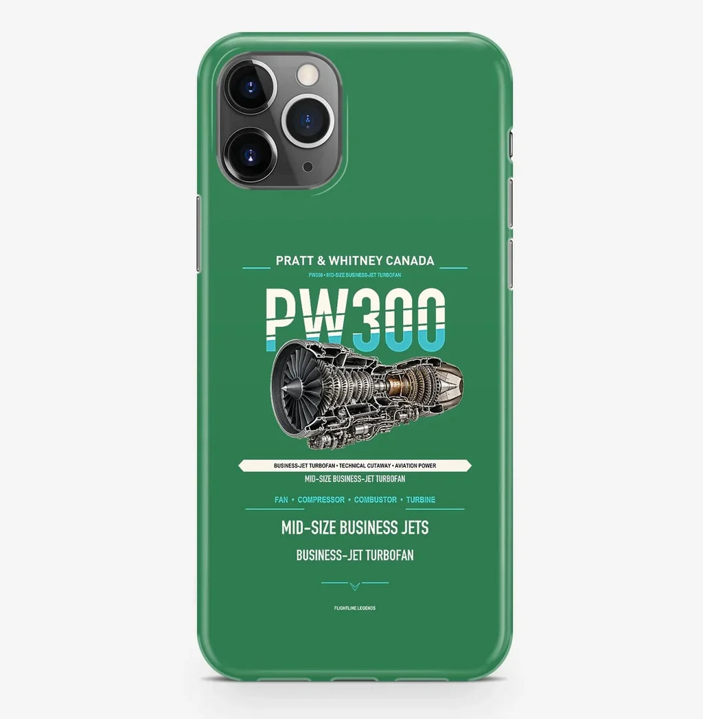 PW300 Case ProMax design on green iphone case promax